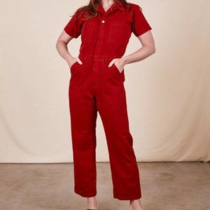 SOLD. Big Bud Press Jumpsuit with patch, Petite Small